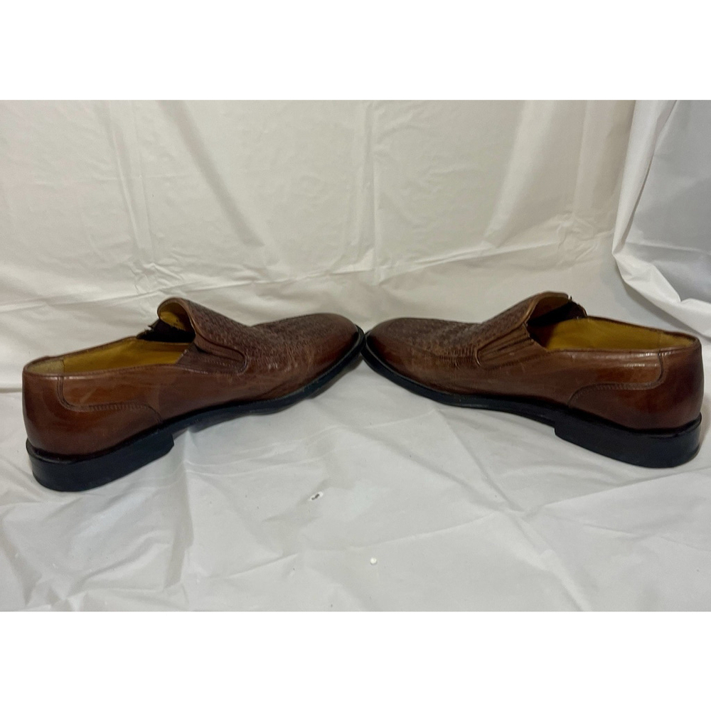 Johnston & Murphy Driver Woven Slip On Loafer size 8 M Brown - Picture 7 of 15